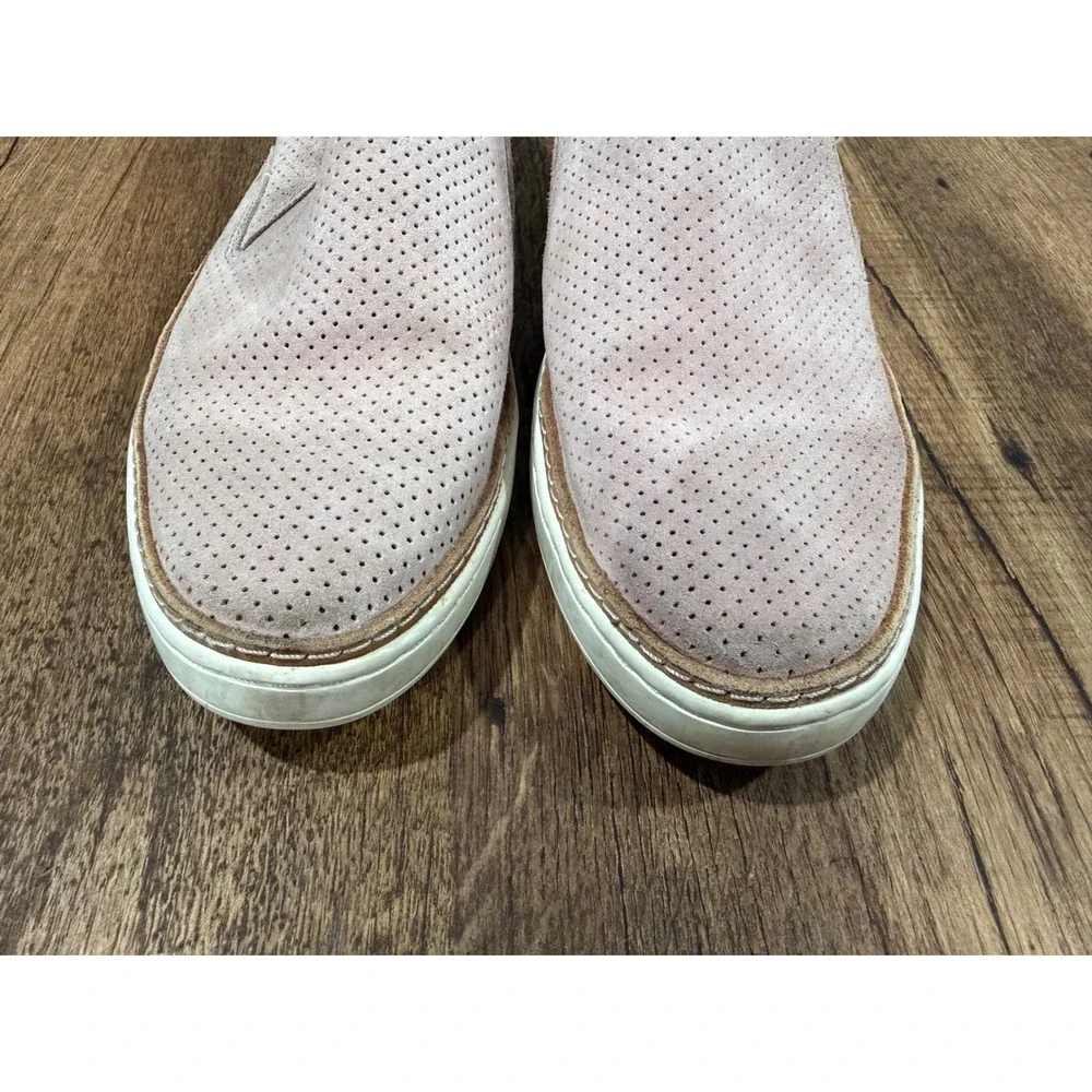 UGG Adley Perf Slip-on Sneaker Perforated Suede Pink Women Size 8.5 Casual Shoes